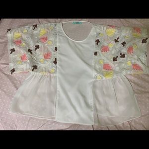 floral blouse